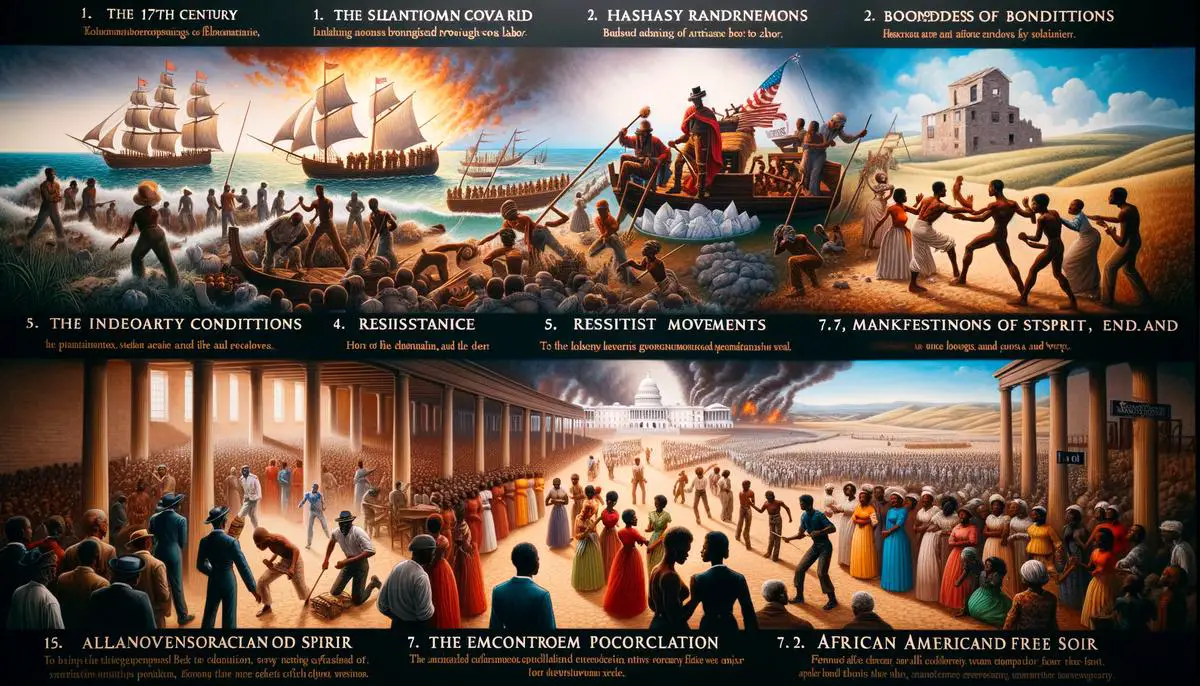 Image depicting the history of slavery in the United States